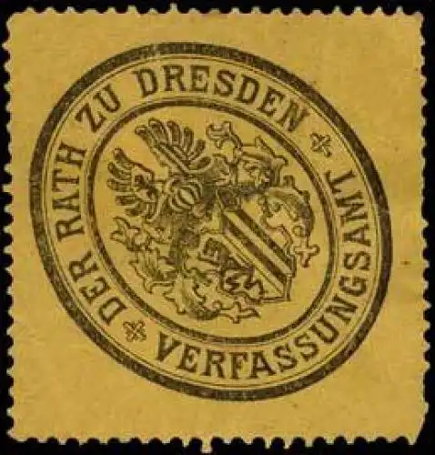 Der Rath zu Dresden Verfassungsamt