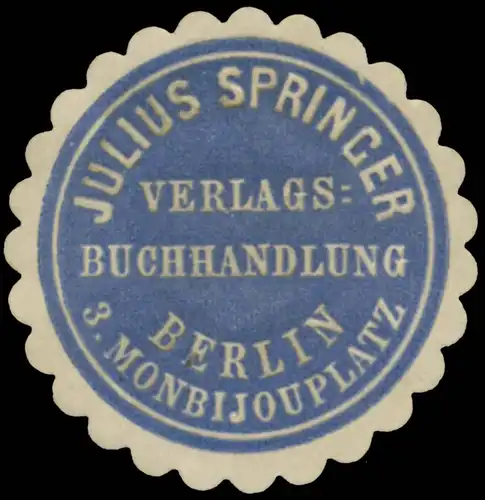 Verlagsbuchhandlung Julius Springer