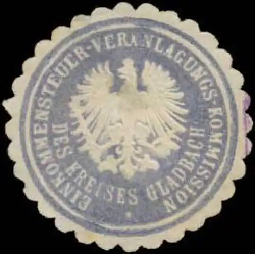 Einkommensteuer-Veranlagungs-Kommission des Kreises Gladbach