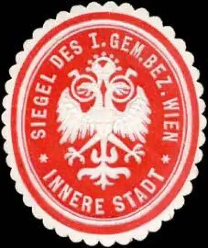 Siegel des I. Gemeindebezirkes Wien Innere Stadt
