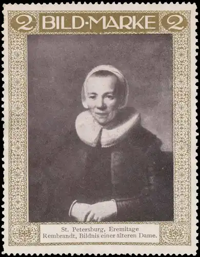 Rembrandt van Rijn, Bildnis einer Ã¤lteren Dame