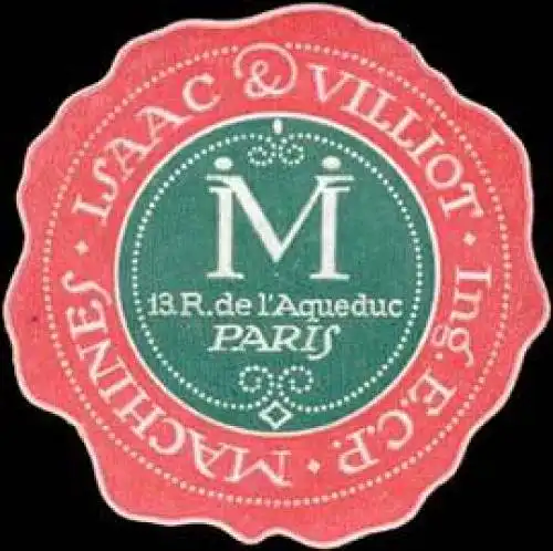 Maschinen Ingenieur Isaac Villiot Paris