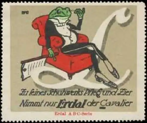 Erdal Frosch Buchstabe C