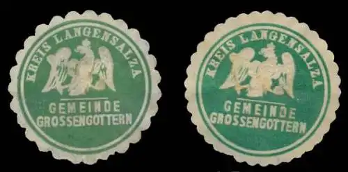 Grossengottern Kreis Langensalza Sammlung Siegelmarken