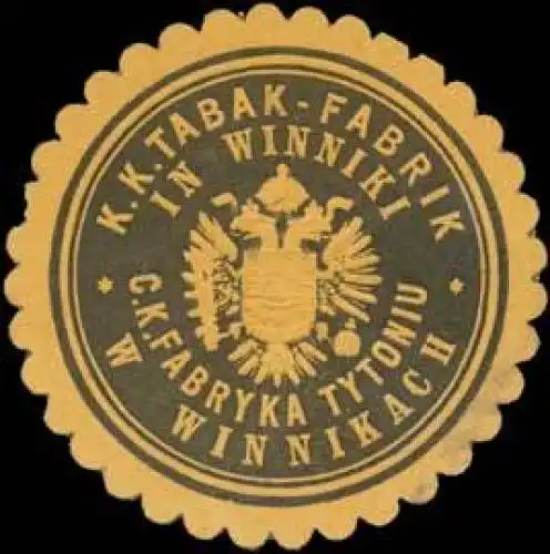 K.K. Tabak-Fabrik in Winniki