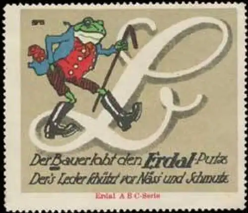 Erdal Frosch Buchstabe B