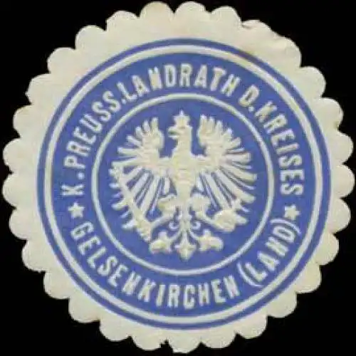 K.Pr. Landrath des Kreises Gelsenkirchen/Land