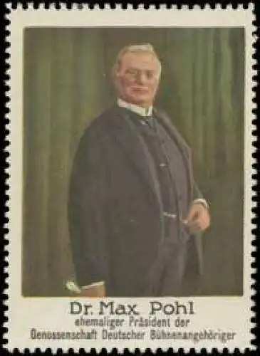 Dr. Max Pohl