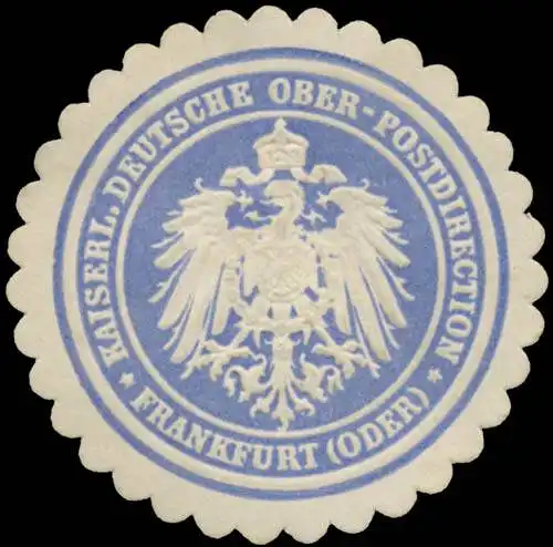 K. Deutsche Ober-Postdirection Frankfurt/Oder