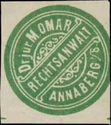 Rechtsanwalt Dr. jur. M. Omar-Annaberg