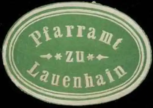 Pfarramt zu Lauenhain