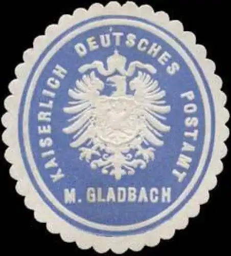 Kaiserl. Deutsches Postamt M. Gladbach