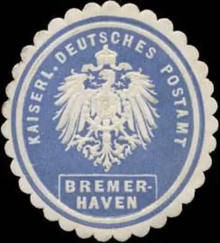 Kaiserl. Deutsches Postamt Bremerhaven