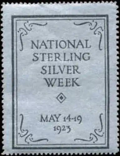 National Sterling Silver Week