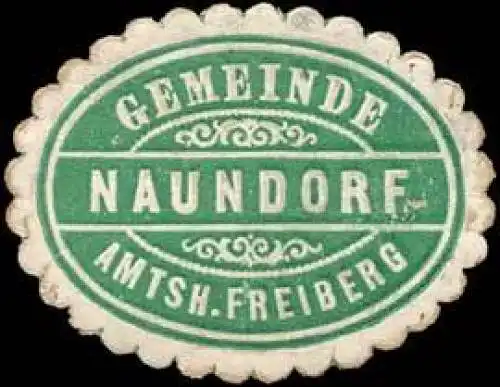 Gemeinde Naundorf - Amtshauptmannschaft Freiberg