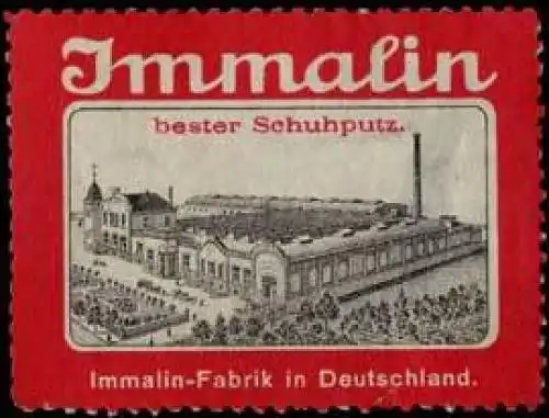 Immalin Schuhcreme - Fabrikansicht