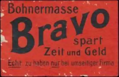 Bohnermasse Bravo
