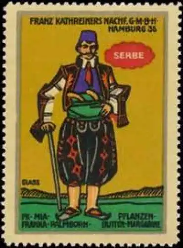 Serbe - Tracht in Serbien