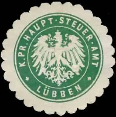 K.Pr. Haupt-Steuer-Amt LÃ¼bben