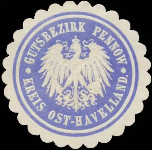 Gutsbezirk Pennow Kreis Ost-Havelland