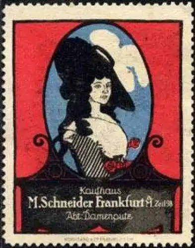 Kaufhaus M. Schneider Abteilung Damen-Putz