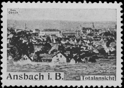 Totalansicht von Ansbach