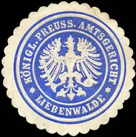 K.Pr. Amtsgericht - Liebenwalde