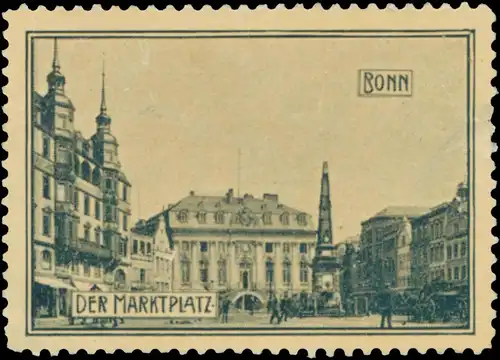 Der Marktplatz in Bonn