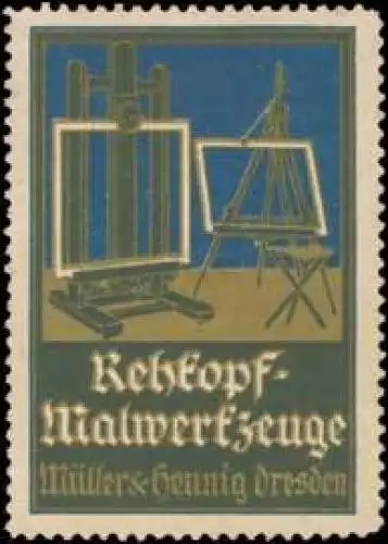 Malwerkzeuge Staffelei Malerei