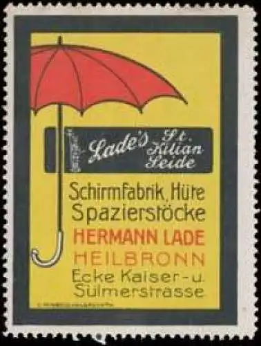 Regenschirm - Lades St. Kilian Seide