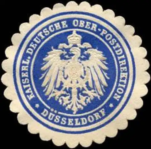 Kaiserliche Deutsche Ober - Postdirektion - DÃ¼sseldorf