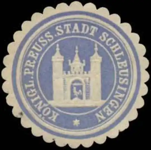 K.Pr. Stadt Schleusingen