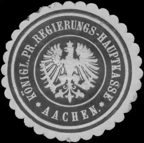K. Regierungs-Hauptkasse Aachen