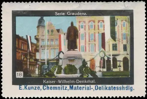 Kaiser-Wilhelm-Denkmal in Graudenz