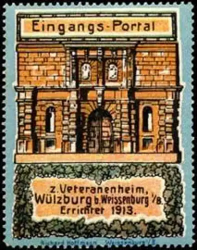 Eingangs - Portal zum Veteranenheim