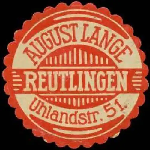 August Lange-Reutlingen