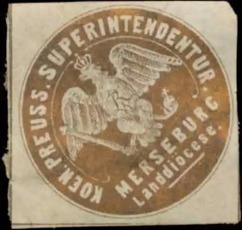 K.Pr. Superintendentur Landdiocese Merseburg