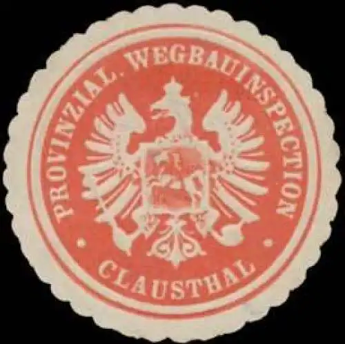 Provinzial. Wegbauinspection Clausthal