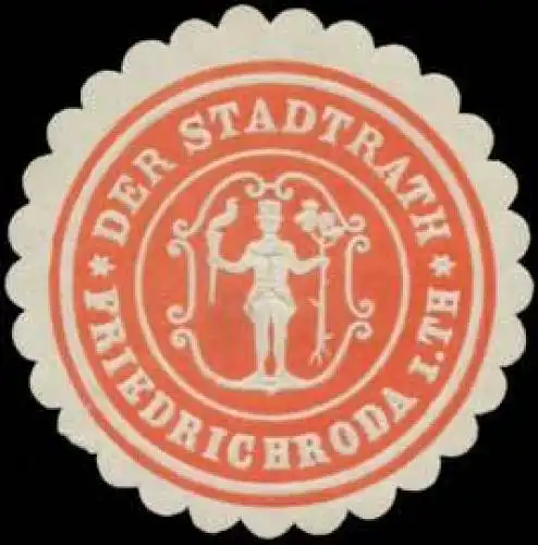 Der Stadtrath Friedrichroda