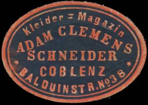 Kleider-Magazin Adam Clemens