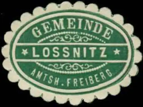 Gemeinde Lossnitz Amtsh. Freiberg