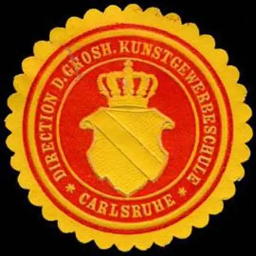 Direction der Grosherzoglichen Kunstgewerbeschule - Carlsruhe