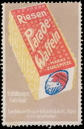 Riesen Parade-Waffeln Marke Zugspitze