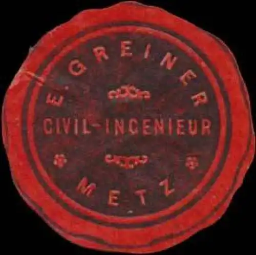 Civil-Ingenieur E. Greiner