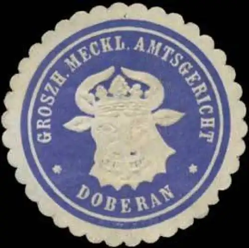 Grosh. Meckl. Amtsgericht Doberan