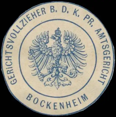 Gerichtsvollzieher b.d. K.Pr. Amtsgericht Bockenheim