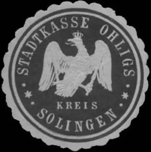 Stadtkasse Ohligs Kreis Solingen