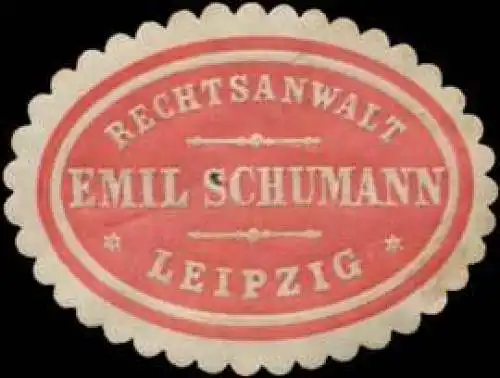 Rechtsanwalt Emil Schumann