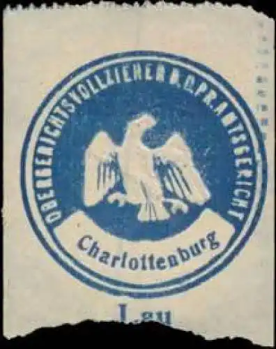 Lay Obergerichtsvollzieher bei dem K.Pr. Amtsgericht Charlottenburg