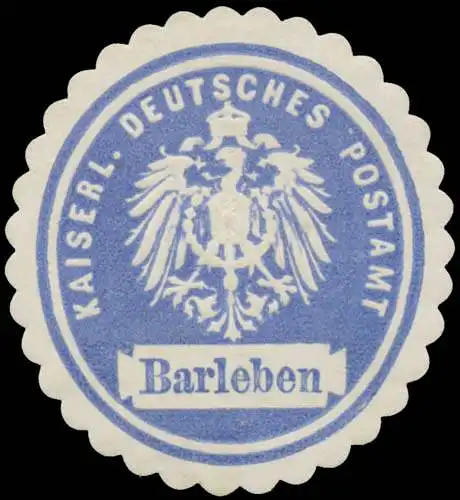 K. Deutsches Postamt Barleben